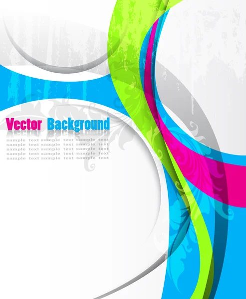 Vecteur abstrait coloré — Image vectorielle