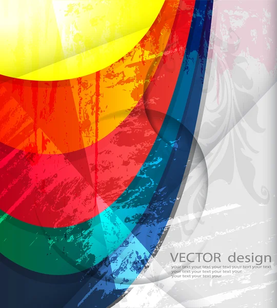 Diseño vectorial - eps10 Resumen — Vector de stock