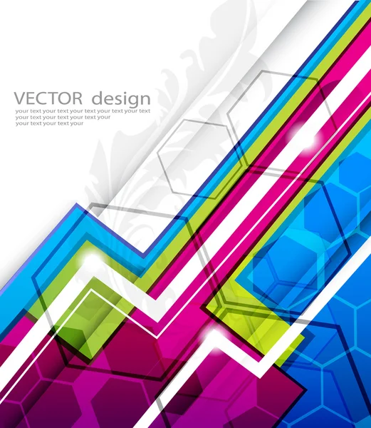 Abstraktes Vektordesign — Stockvektor