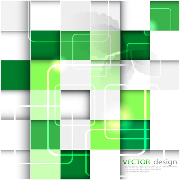 Absztrakt zöld háttér — Stock Vector