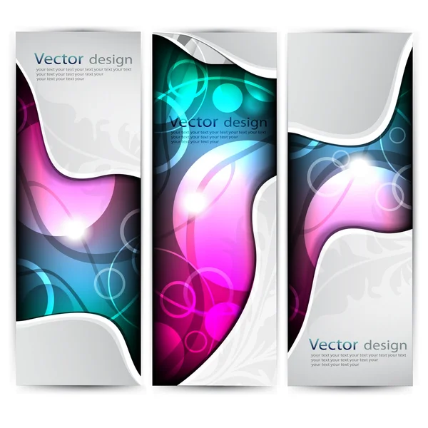 Vector website headers — Stock Vector