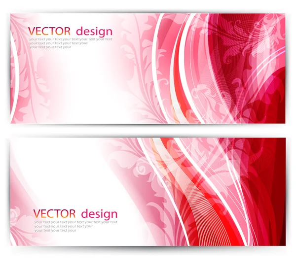 Encabezados del sitio web vectorial — Vector de stock