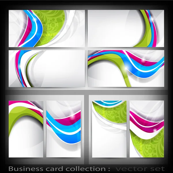 抽象的なビジネス カード — ストックベクタ
