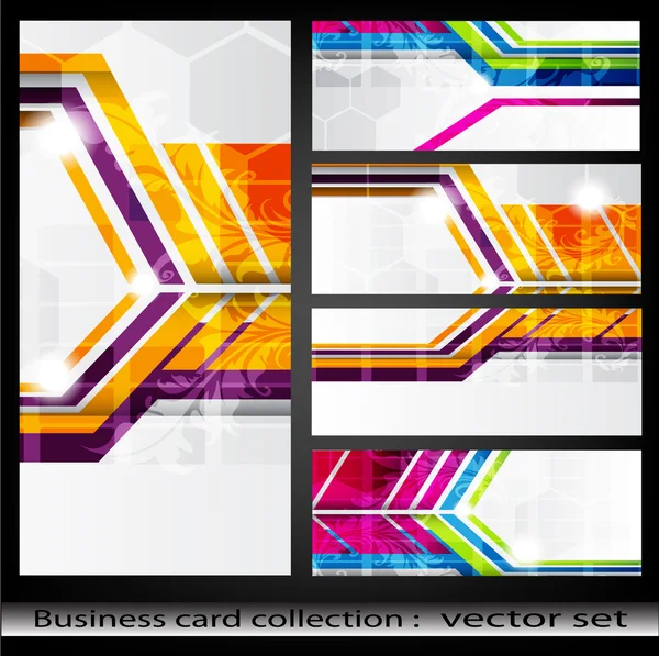 Abstracte visitekaartje — Stockvector