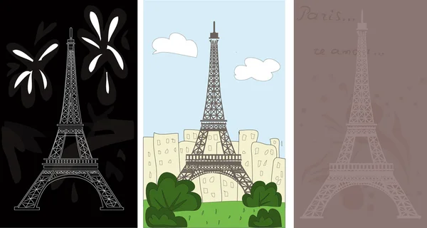 Eiffeltornet Royaltyfria illustrationer