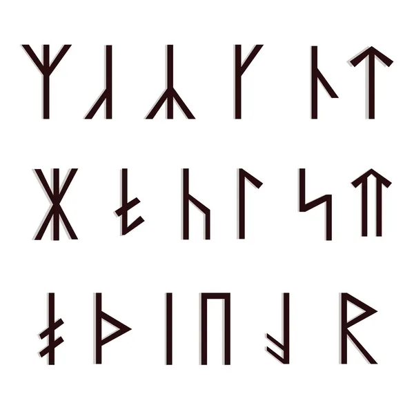Simboli delle rune Illustrazioni Stock Royalty Free