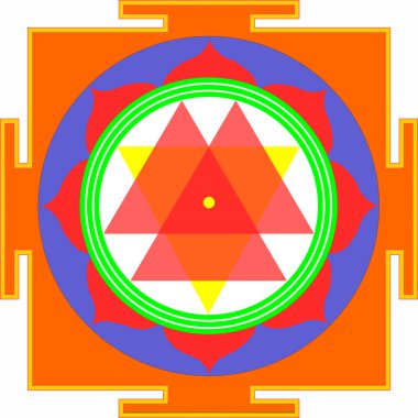 Shri Durga-Yantra clipart