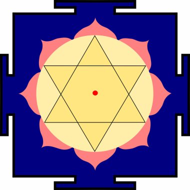 Shri Krishna-yantra clipart