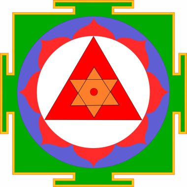 Shri Ganesha-Yantra clipart