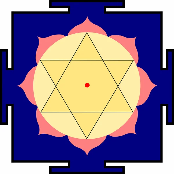 Шри Кришна-янтра — стоковый вектор