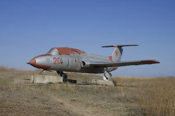 Temryuk. Military airplan — Stock Photo, Image