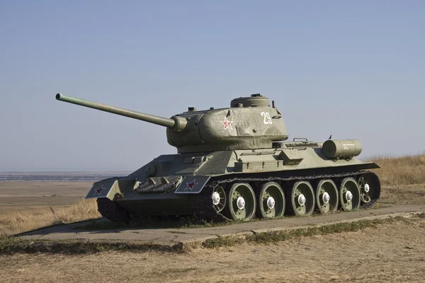 Temryuk。坦克 t-34 — 图库照片