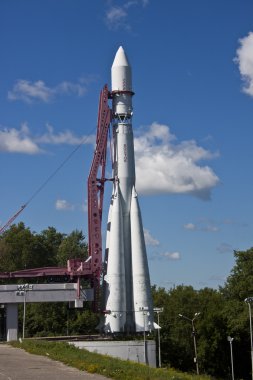Kaluga. Rocket Vostok clipart