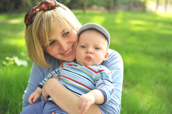 stock image Mother and son