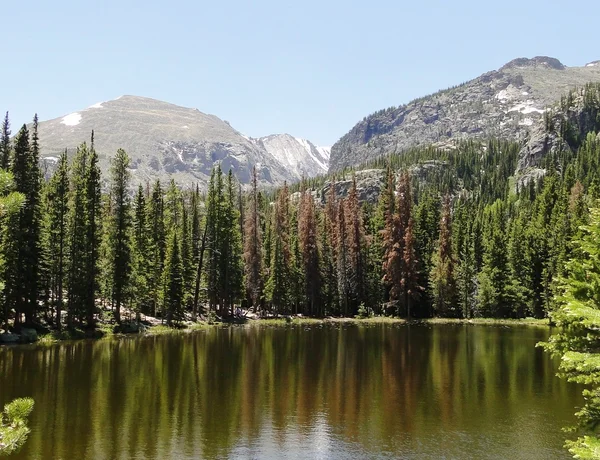 stock image Colorado Rockies lake and mountain