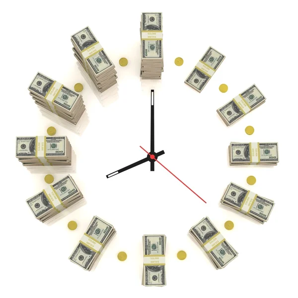 Reloj dólar — Foto de Stock