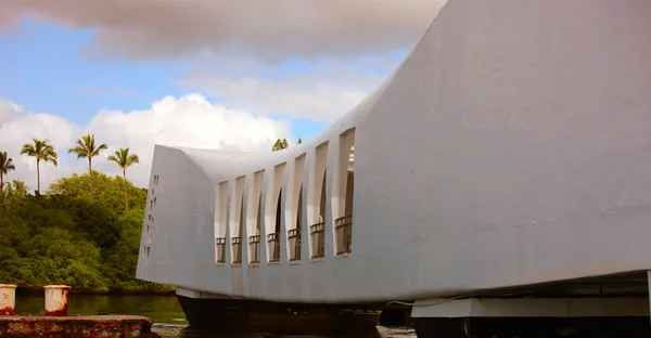 stock image Arizona Memorial closeup