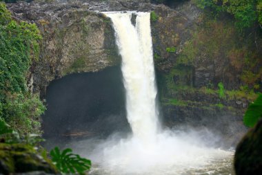 Rainbow, büyük ada, hawaii düşüyor