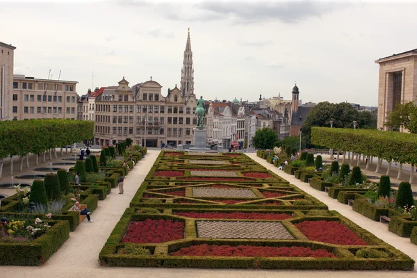 Jardin du mont des arts, Bruksela, Belgia — Zdjęcie stockowe