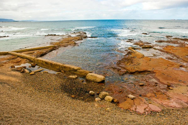 Рок Бассейн, пляж Фонгонг, Австралия — стоковое фото