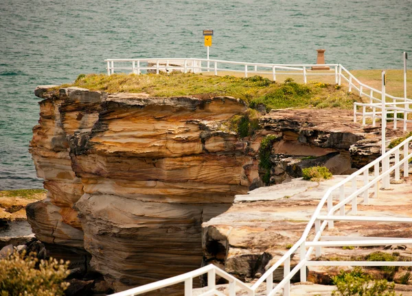 Coogee Cliff, Sydney, Australien lizenzfreie Stockfotos