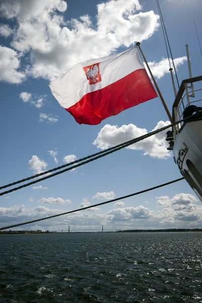 Poland flag — Stock Photo, Image
