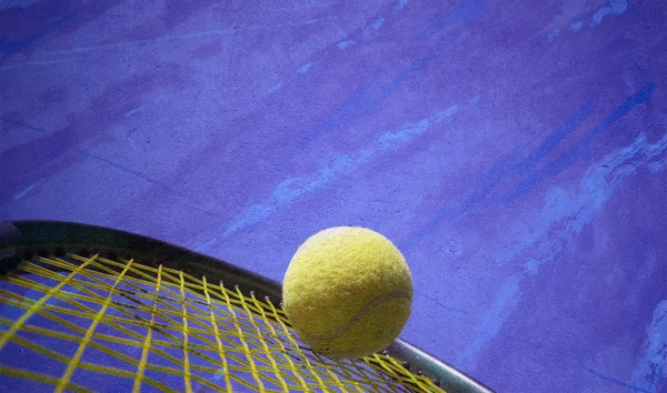 Tennis åtgärd — Stockfoto