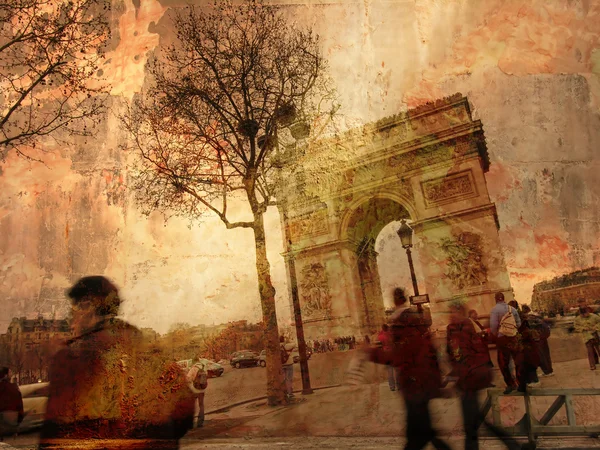 パリ ポストカード — ストック写真