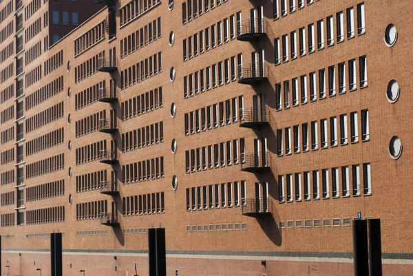 Modern brick wall facade — Stock Photo, Image