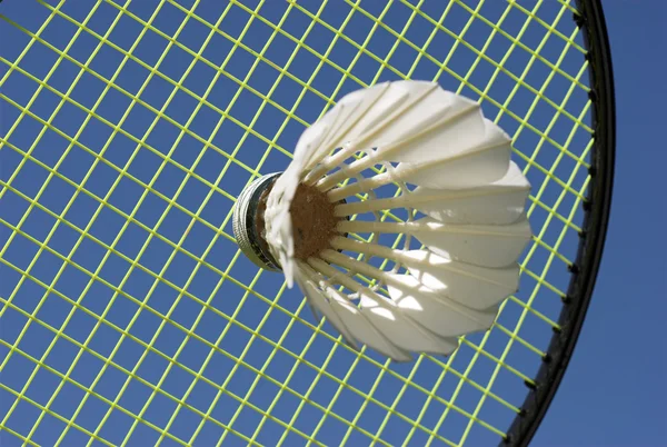 Badminton de close-up — Fotografia de Stock