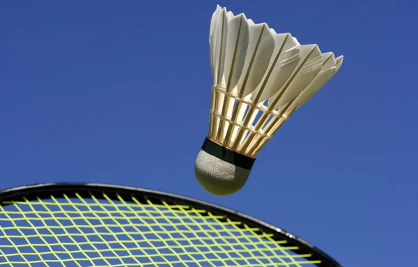 Spela badminton — Stockfoto
