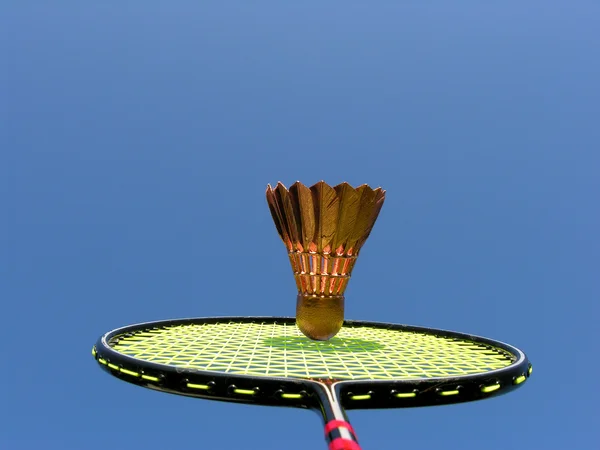 Racket en bal — Stockfoto
