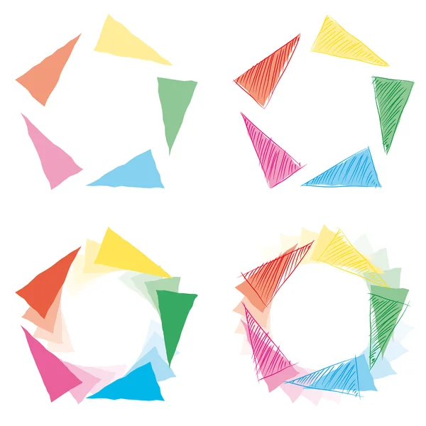 Flèches circulaires — Image vectorielle