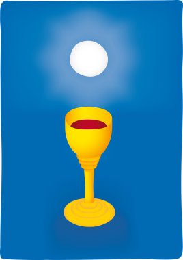 Host and chalice clipart