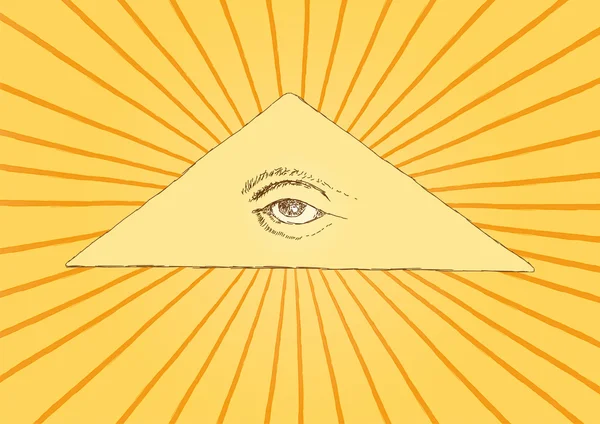 Божественный глаз — стоковый вектор
