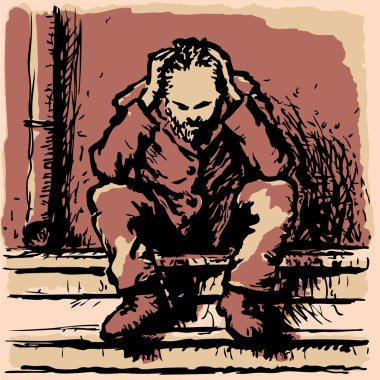 Homeless clipart