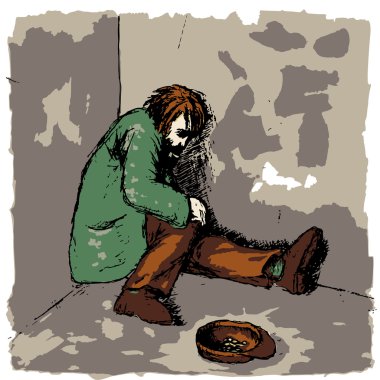 Homeless clipart