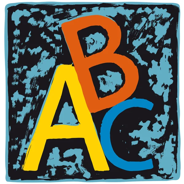 ABC bokstäver — Stock vektor
