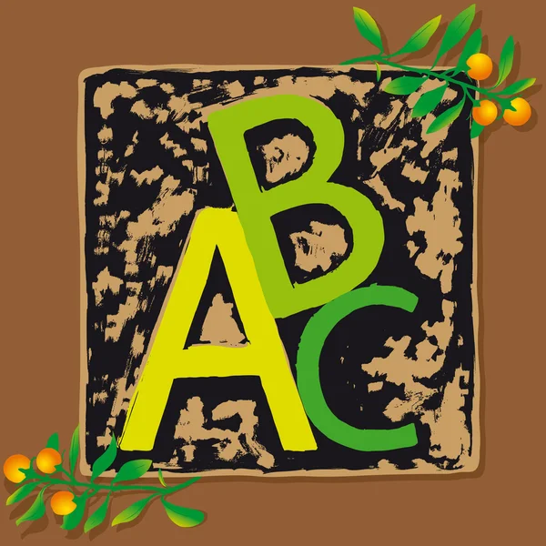 ABC bokstäver — Stock vektor