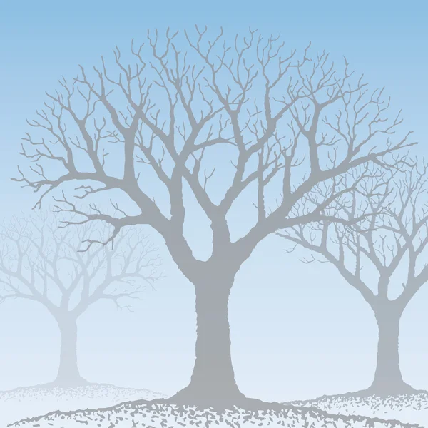 Голое дерево — стоковый вектор