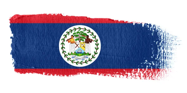 Brushstroke Flag Belize — Stock Photo, Image