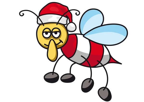Weihnachtsbiene — Stockvektor