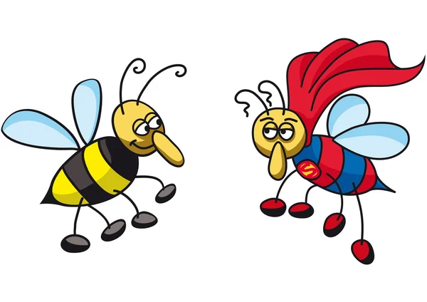 超级蜜蜂 — 图库矢量图片
