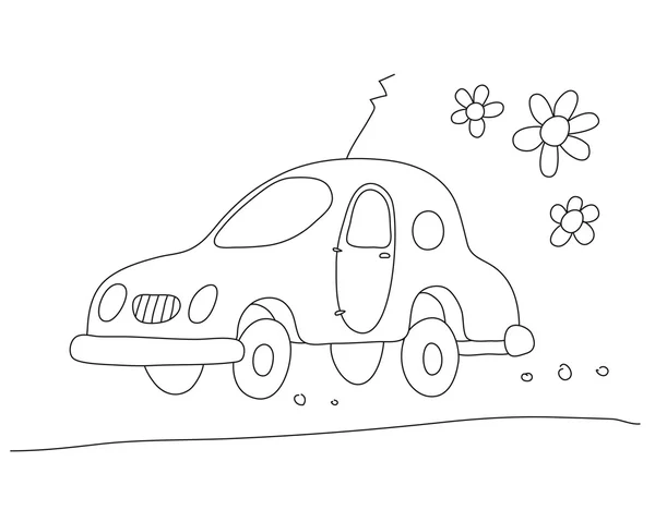 Eco-αυτοκίνητο — Διανυσματικό Αρχείο