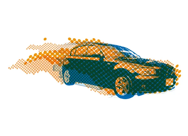 Rychlé auto — Stockový vektor