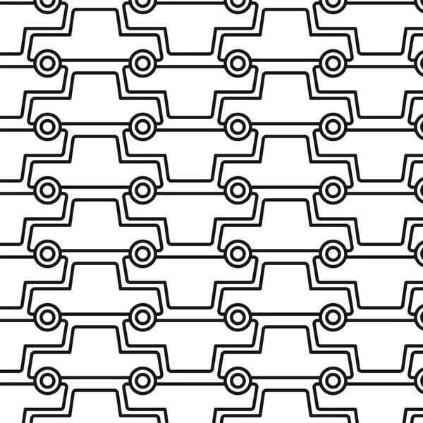 Beaucoup de voitures — Image vectorielle