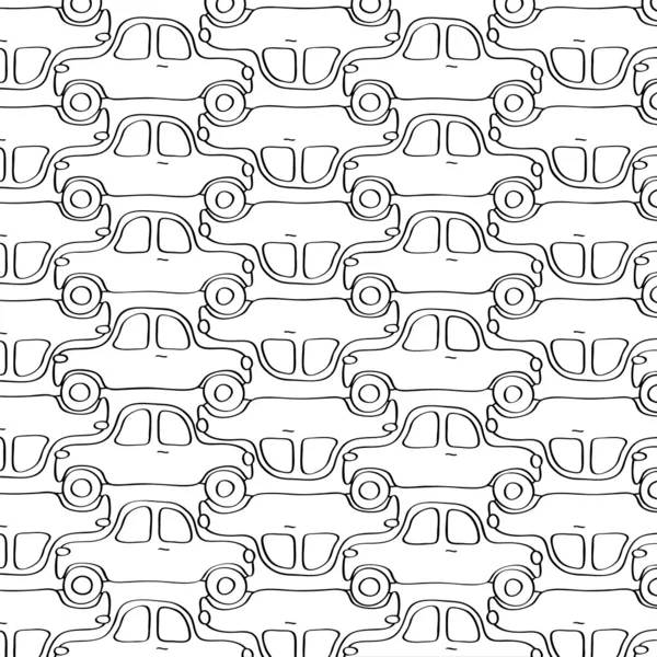 Beaucoup de voitures — Image vectorielle