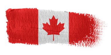 brushstroke Kanada bayrağı