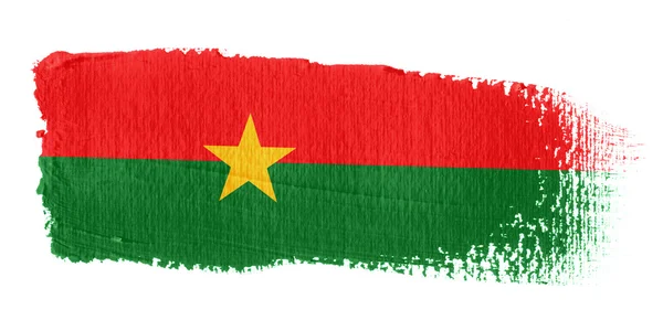 Bandiera Burkina Faso — Foto Stock