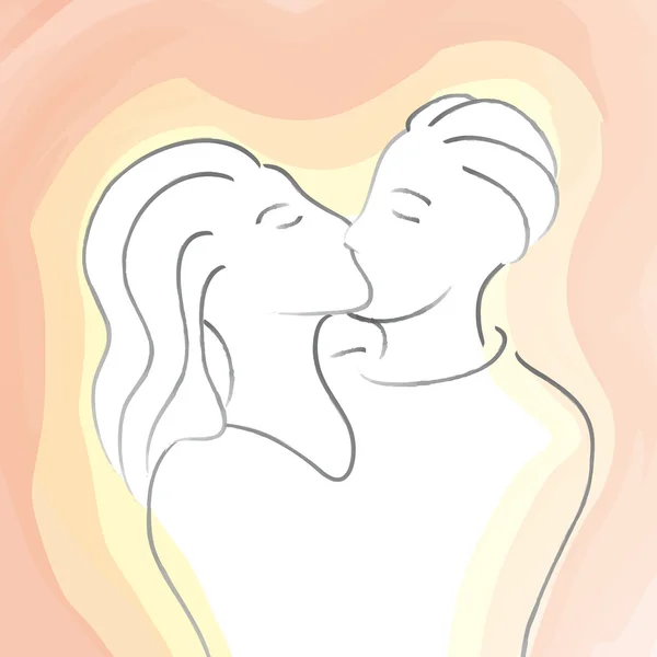 Поцілунок — стоковий вектор